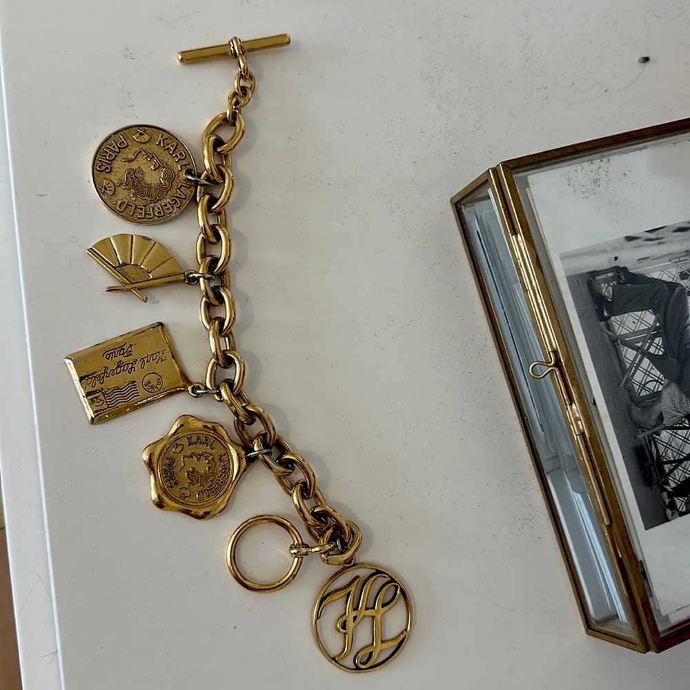 Karl Lagerfeld charm bracelet